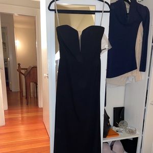 Black Tie Gown NEW Bella Dessy Long Formal Dress Evening Ball Gown
